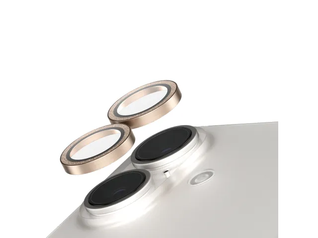 PanzerGlass SAFE. by Camera Lens Protector Glitter Gold iPhone 16 |