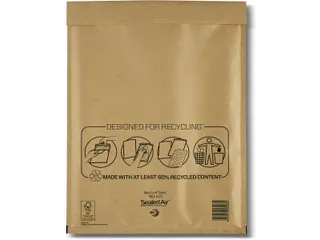 Mail Lite Gold Luchtkussenenveloppen H/5 270x360mm Kraft 100 stuks - 2