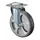 zwenkwiel,draagverm. 120kg,TPE-banden,Ø 125mm,wiellager,velg kunststo