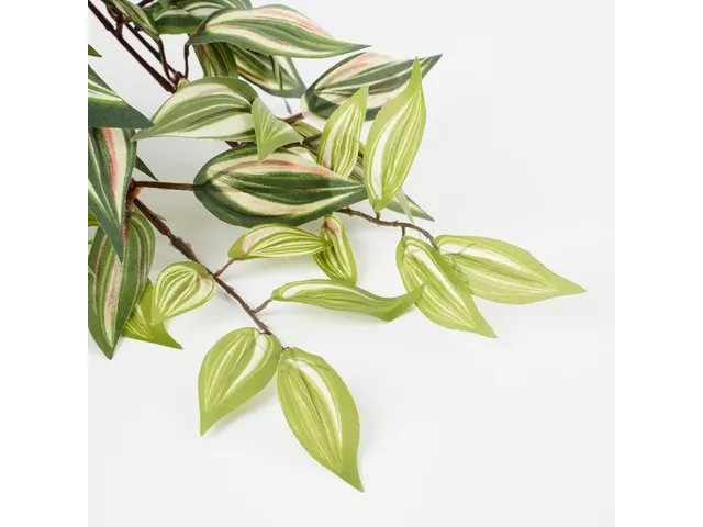 Kunstplant Mica Tradescantia hangend groen 45x25cm
