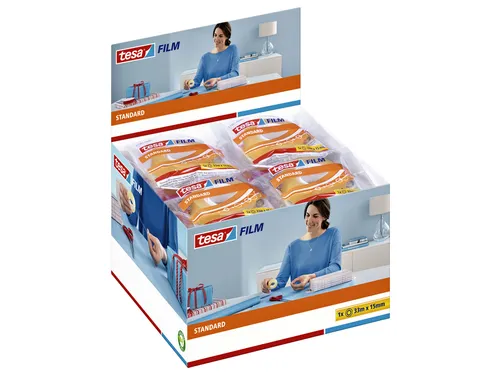 Plakband Tesa film standaard 15mmx33m