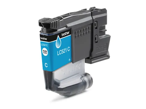 Inktcartridge Brother LC-521C blauw