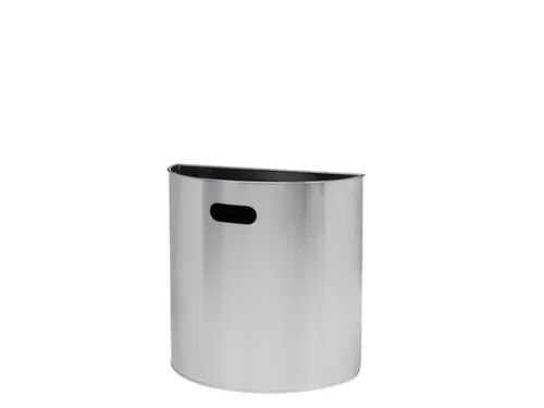 afvalbak,20l,HxBxD 388x395x195mm,wandmontage,romp RVS