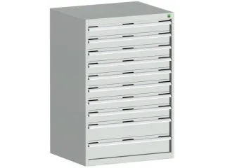 ladekast,HxBxD 1200x800x750mm,10lade(n),lade voor zware lasten - 2