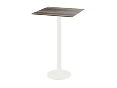 statafel,HxBxD 1090x700x700mm,rechthoekig,schotelvoet wit