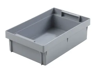 inzetbak,v. stapelbak,HxLxB 80x280x178mm,deling 1/4,PP - 2