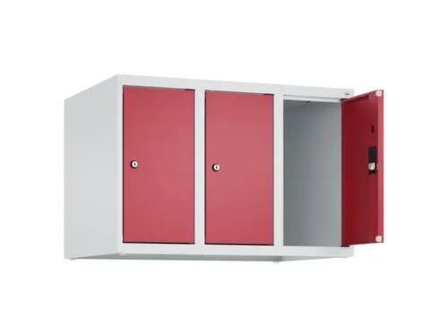 opzetkast,v. locker,3vak.,vak B 250mm,HxBxD 500x750x500mm,vleugeldeur