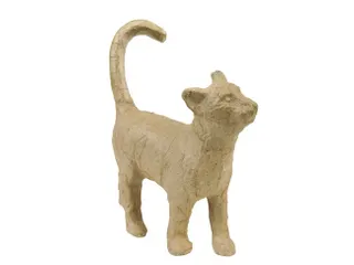 Figuur Décopatch kat rechtopstaand 11x3.5x12cm - 1