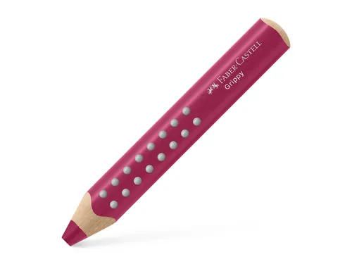 Kleurpotlood Faber-Castell Grippy XXL Jumbo Frambozenrood