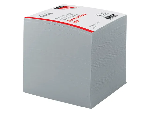 Memoblok Quantore kopgelijmd 98x98mm 900vel wit