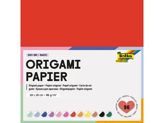 Origami vouwpapier Duo Uni 19x19cm 80g 96 vellen - 3