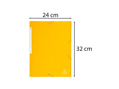 Elastomap Maxi capacity glanskarton 425gm² A4 Geel