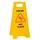 Waarschuwingsbord Geel Gladde Vloer Inklapbaar 58x29,5x35cm