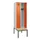 locker met bank,HxBxD 2120x600x815mm,2vak,vak B 300mm,cilinderslot
