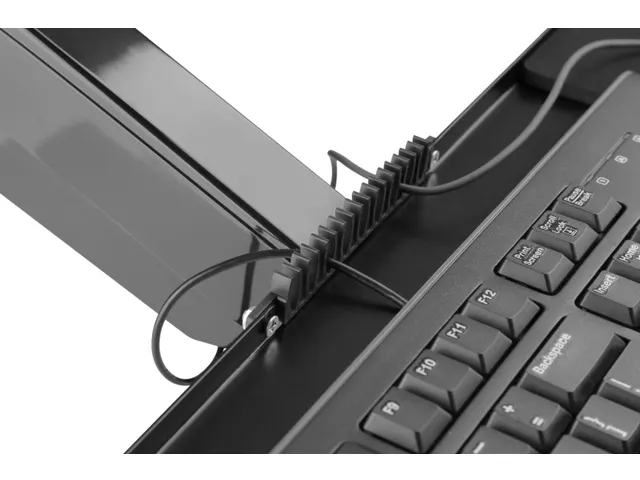 Zit Sta Werkplek Muurbevestiging Zwart