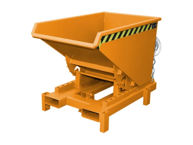 Zwaarlast-kiepbak,HxLxB 970x1260x805mm,0,3m³,draagverm. 4000kg,RAL200
