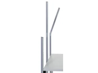 HR-aanbouwprofiel,v. paktafel,HxBxD 1745x40x40mm,m. functiegroeven - 1