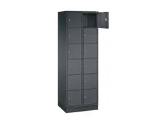 lockerkast,HxBxD 1950x620x500mm,2x6vakken,cil.-slot,sokkel