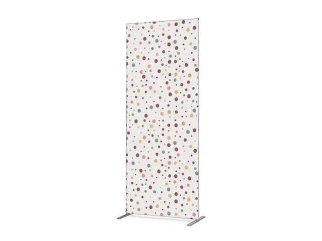 Scheidingswand Textiel Deco 100x200cm Dots Earth ECO
