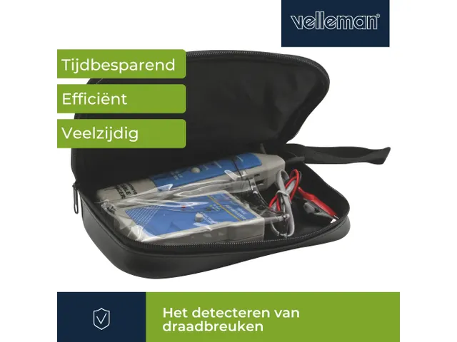 Kabelzoeker / netwerkkabeltester voor LAN, RJ45, RJ11, RJ12