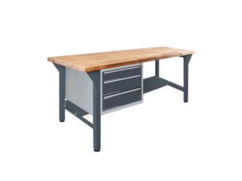 werkbank,HxBxD 850x2000x750mm,beukblad,draagverm. 500kg,4voeten