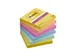 Memoblok Post-it 654 Super Sticky 76x76mm Summer Sorbet 6 stuks