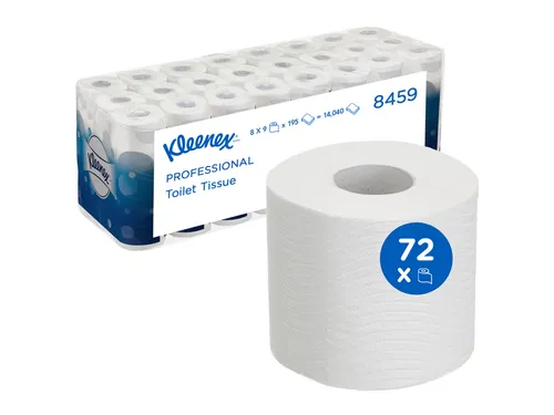 Toiletpapier Kleenex 3-laags 195vel wit 8459