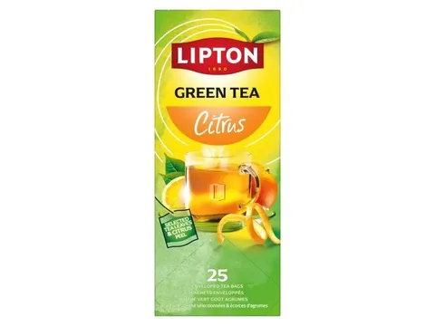 Thee Lipton Green Tea Citrus 25 stuks