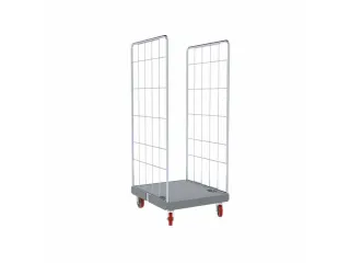 RVS-rolcontainer,draagverm. 500kg,HxLxB 1760x815x724mm - 1
