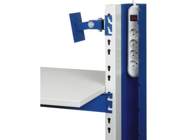 poste informatique,HxlxP 1230x650x650mm,3 tabl.,niveaux gris clair