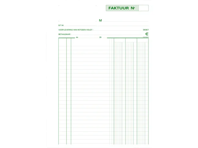Facturenboek Exacompta Manifold dupli 50vel Nl