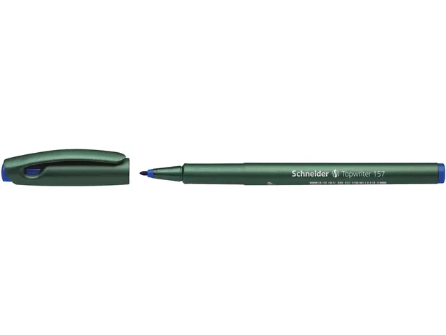 Fibrepen Schneider Topwriter 157 0,8mm bleu
