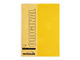 Kopieerpapier Papicolor A4 200gr 6 vel dottergeel - 2