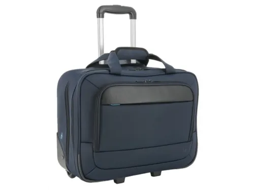 Mobilis Executive Laptop Trolley 17 Inch Zwart Blauw