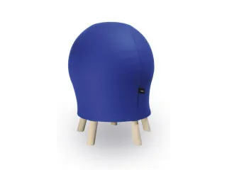 Balkruk Blauw Zitting H X D 620X 450Mm Houten Standpoten - 2