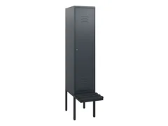 locker met bank,HxBxD 1950x400x815mm,1vak,vak B 400mm,cil.-slot