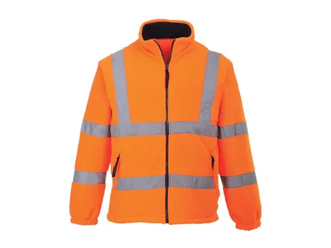 Portwest F300 fleece vest, oranje, maat 2XL, per stuk