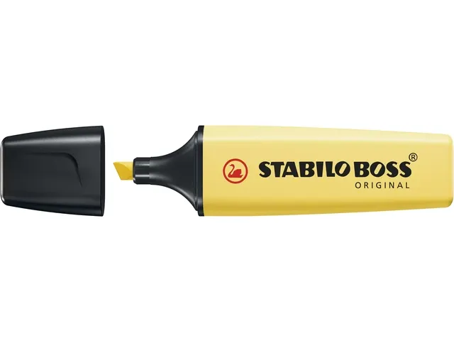 Surligneur STABILO BOSS Original 70/144 pastel jaune