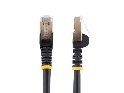 1m CAT6a Ethernet kabel zwart STP