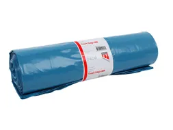 Afvalzak Quantore LDPE T70 240L bl extra stevig 65/25x140cm rol à 10s
