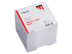 Memokubus Quantore 100x100x100mm Transparant 1000 vel wit