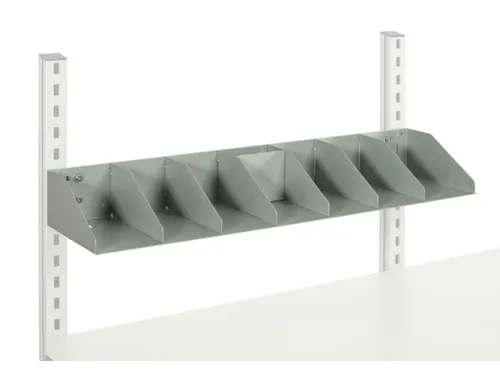 flyerhouder,v. paktafel,HxBxD 102x797x227mm,6vakverdelers
