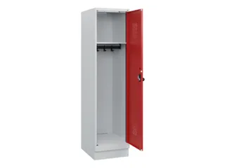 schoollocker,HxBxD 1630x400x500mm,1vak,vak B 400mm,draaigrendel,sokkel - 1