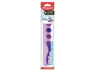 Liniaal Maped Kidy Learn Concentration 20cm paars - 1