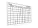Whiteboard Rocada Skinplanner maanden 75x115cm wit gelakt