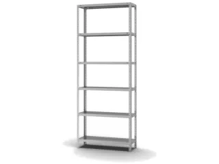 magazijnstelling,grondveld,HxBxD 2500x1000x300mm,vaklast 125kg - 2