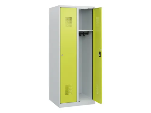 schoollocker,HxBxD 1530x600x500mm,2vak,vak B 300mm,cil.-slot
