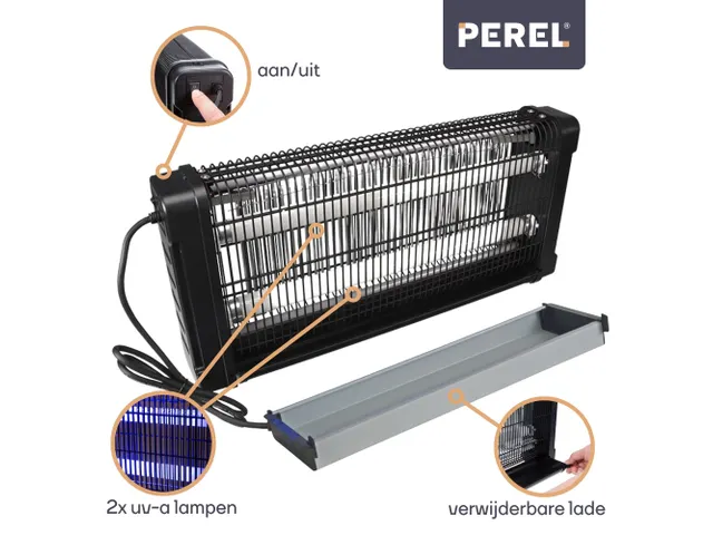 Elektrische Insectenverdelger 360° - 2x15W