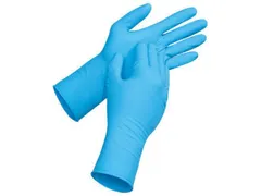 Uvex u-fit strong N2000 chemische handschoenen, blauw, maat M
