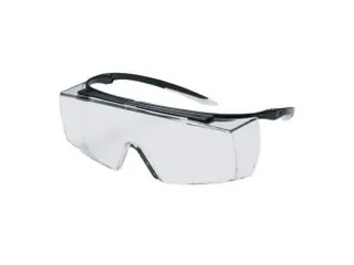 Uvex Super OTG 9169.585 overzetbril, heldere lens, zwart montuur - 1
